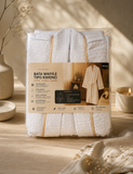 Bata de Baño Wafle - Tipo Kimono con Bies