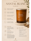 Vela Santal Blanc 200 gr