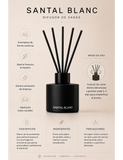 Aromatizante para Varas Santal Blanc 100 ml