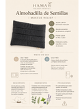 Almohadilla Térmica de Semillas Muscle Relief