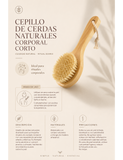 Cepillo de Cerdas Naturales Corporal Corto