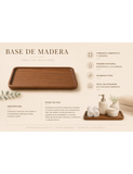 Base madera para amenities 30x20