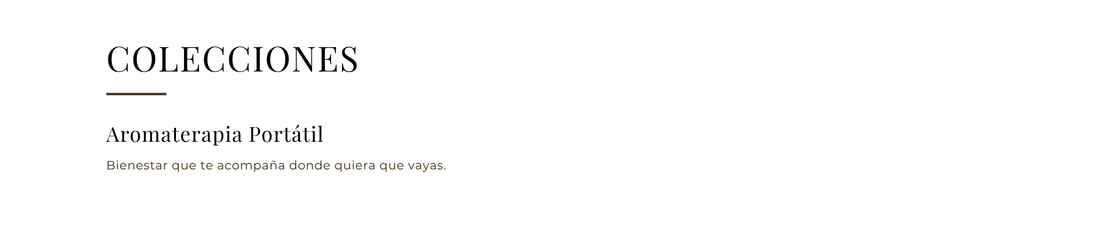 Aromaterapia Portátil