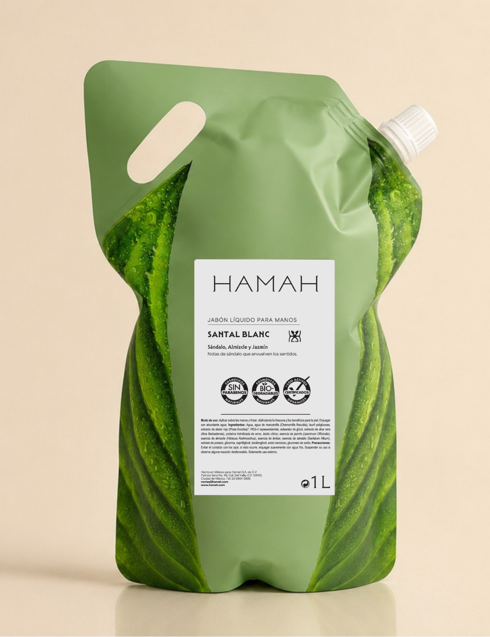 Hand Wash Santal Blanc 1 l