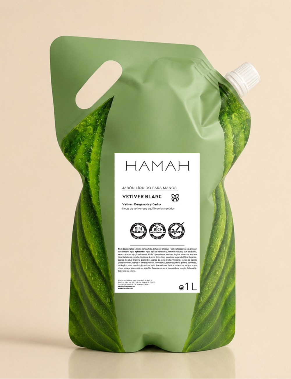 Hand Wash Vetiver Blanc 1 l