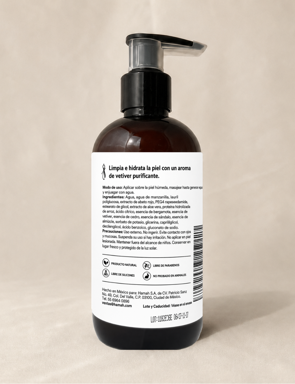 Shower Gel Vetiver Blanc 250 ml