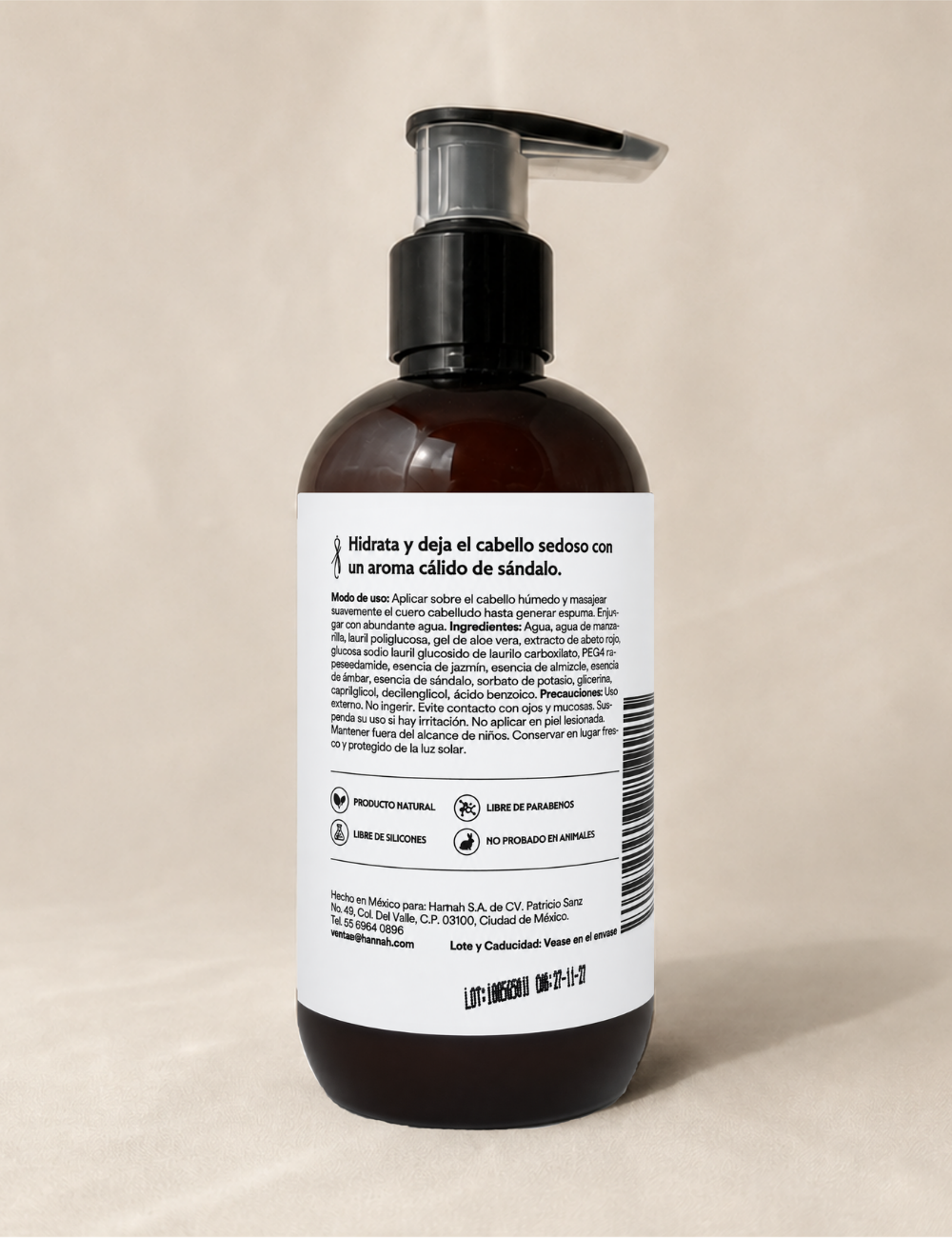 Shampoo Santal Blanc 250 ml