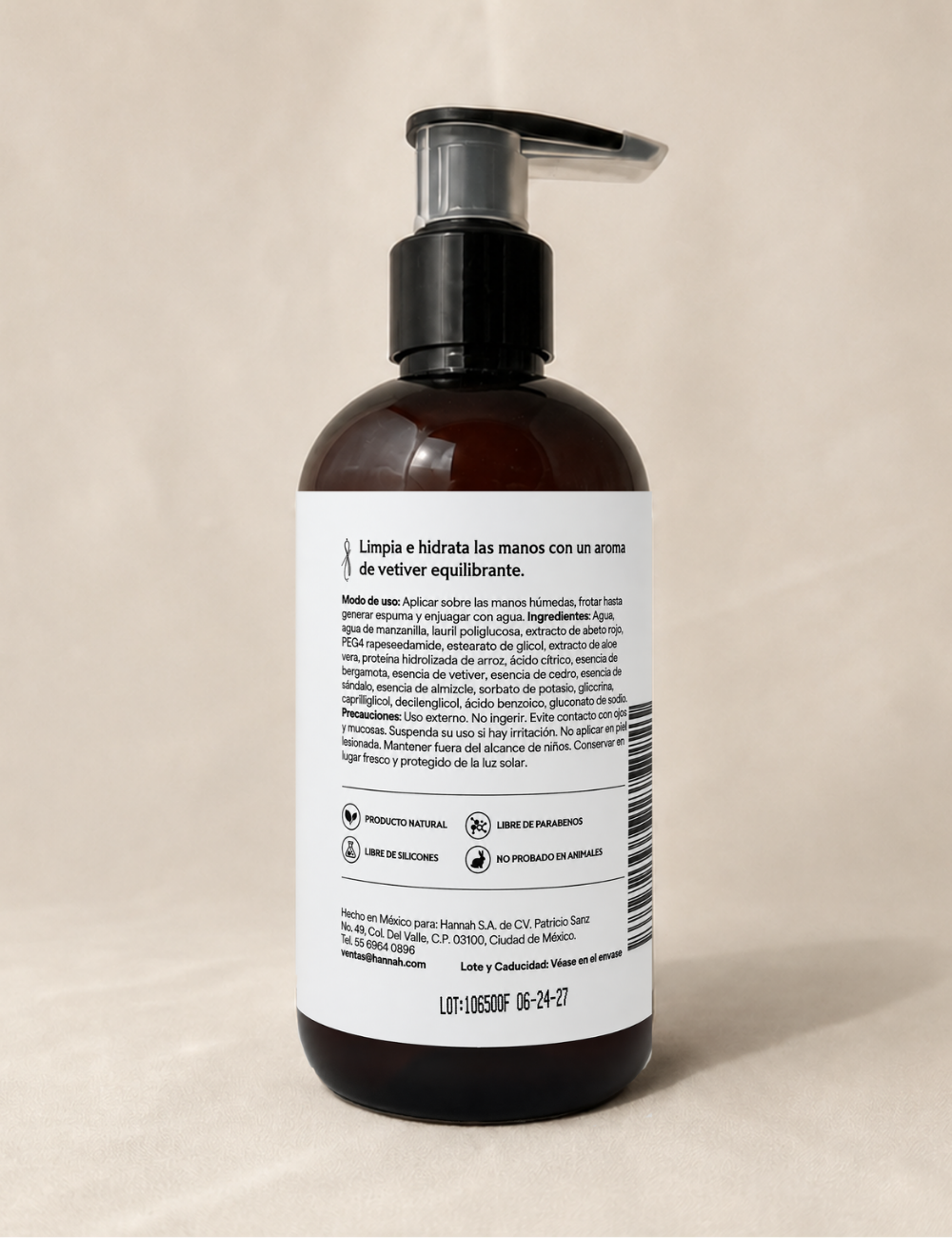 Hand Wash Vetiver Blanc 250 ml