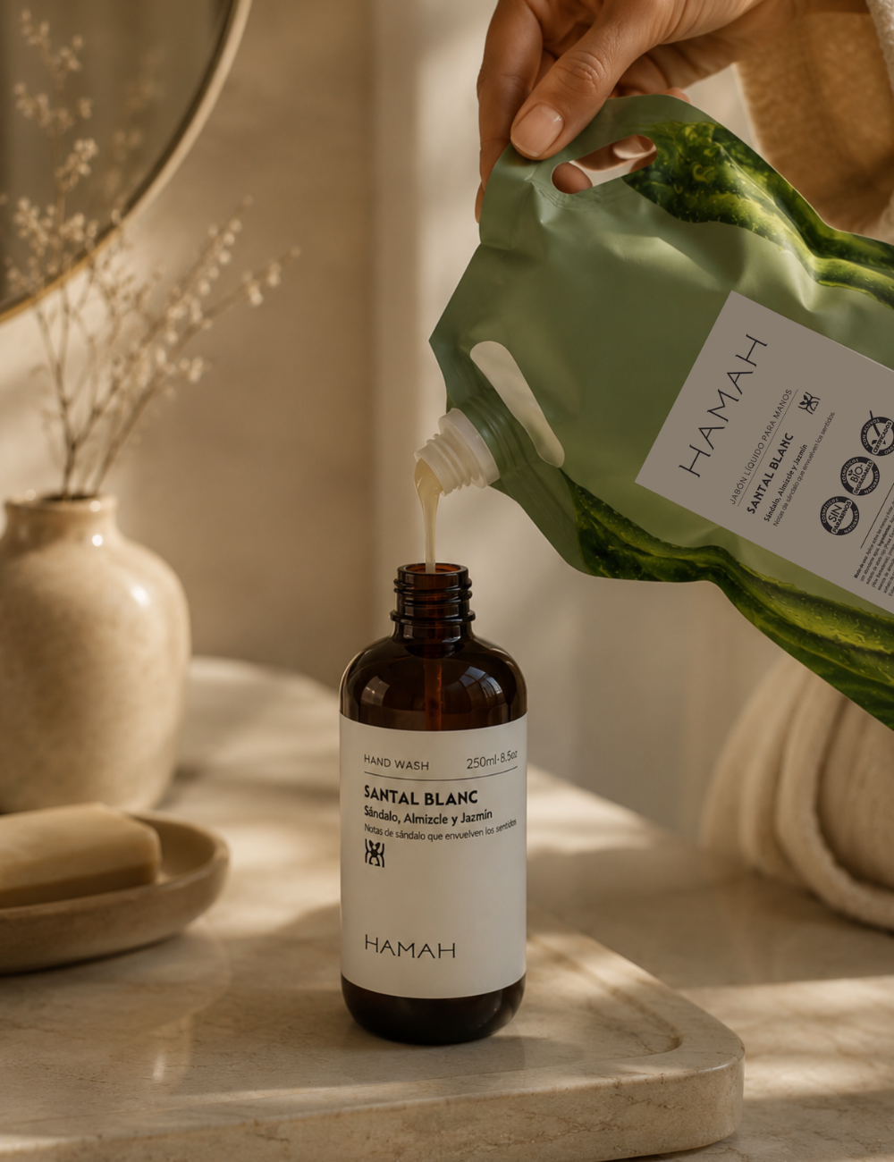 Hand Wash Santal Blanc 1 l