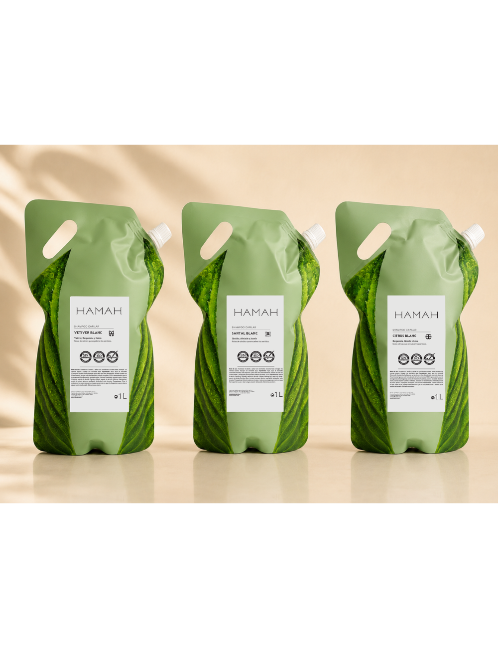 Shampoo Vetiver Blanc 1 l