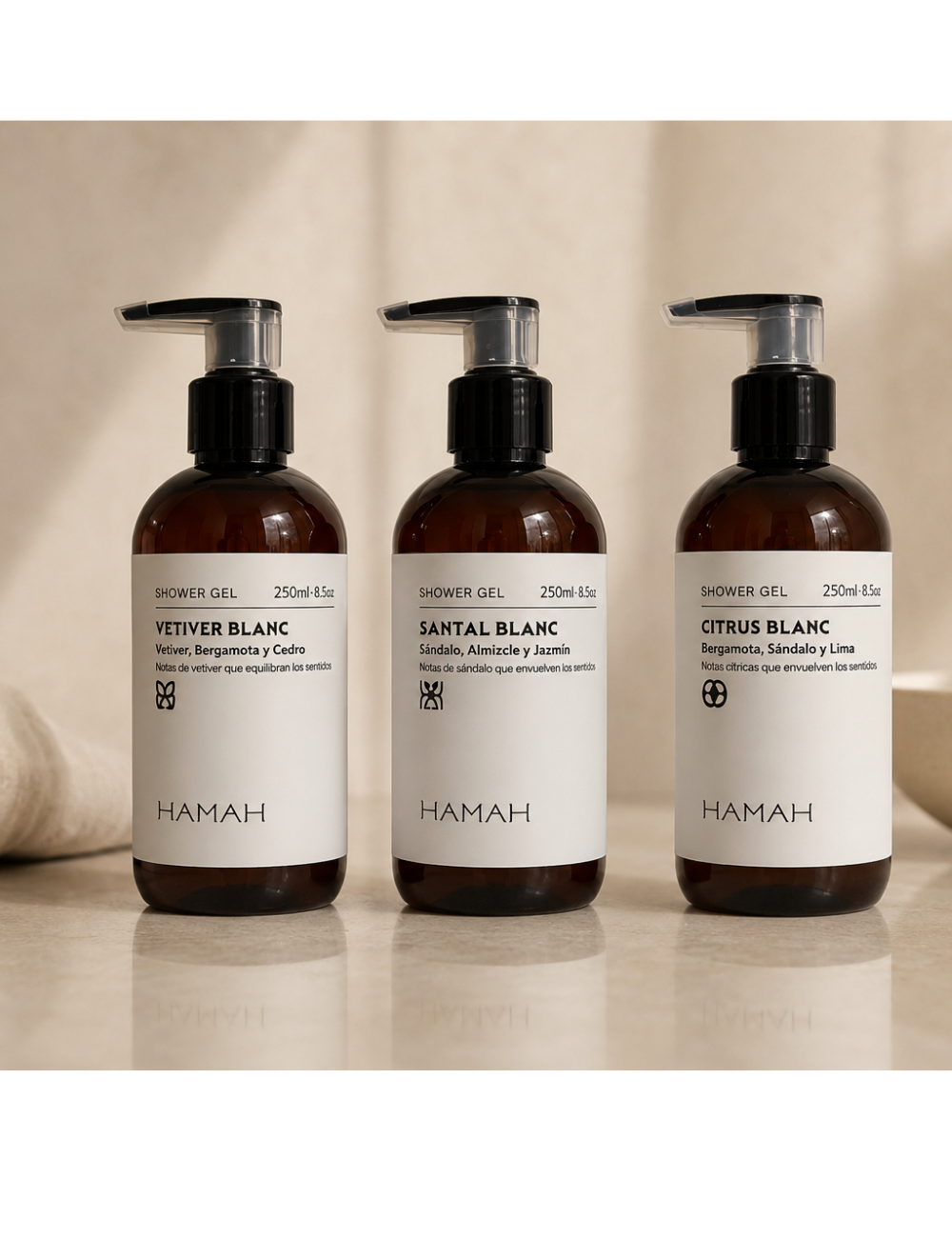 Shower Gel Vetiver Blanc 250 ml