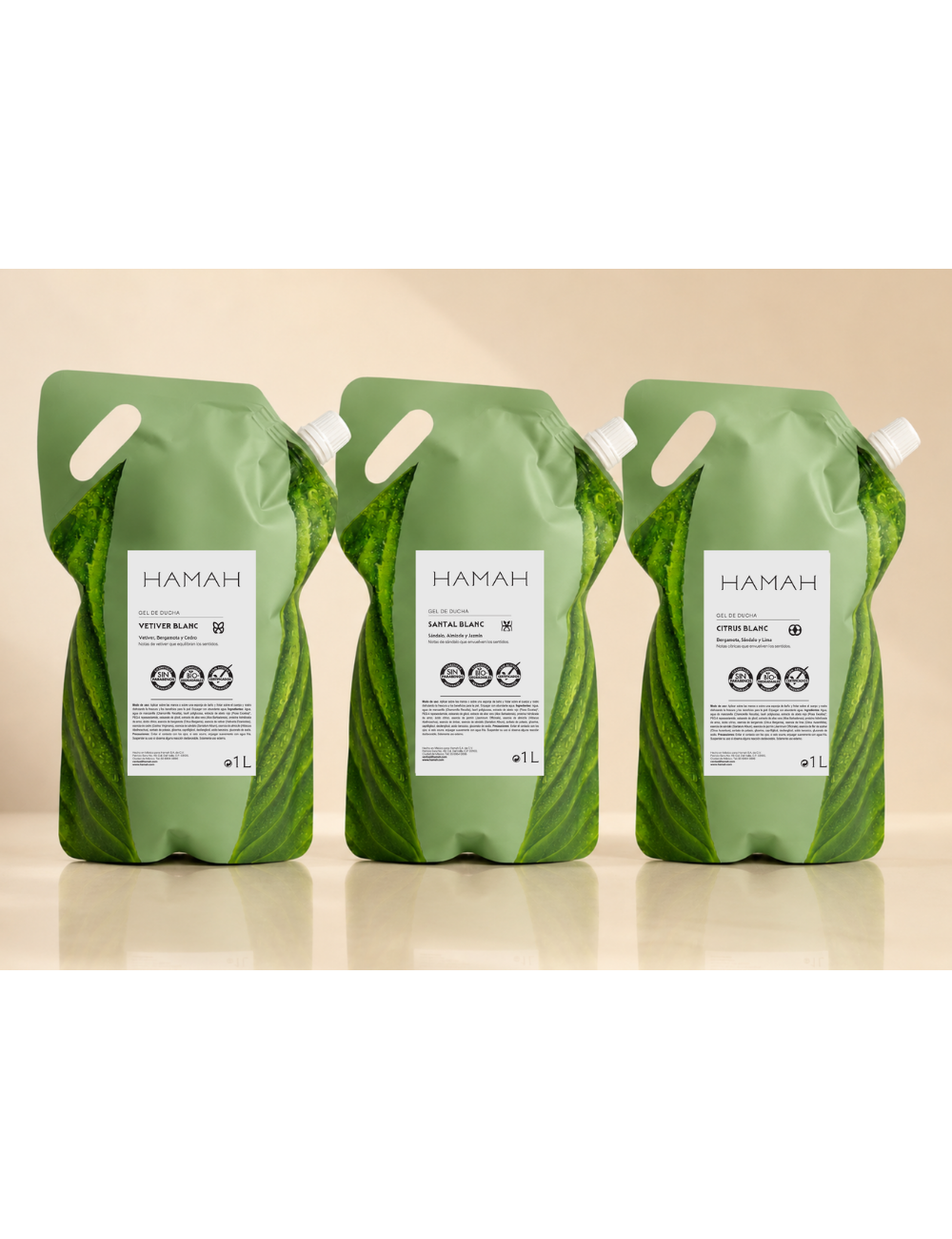 Shower Gel Santal Blanc 1 l