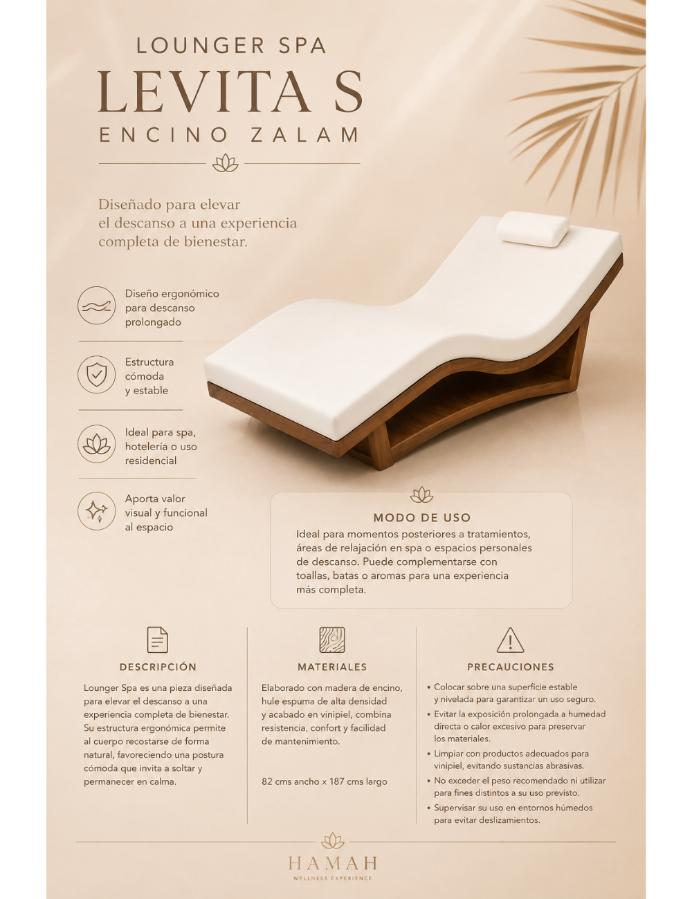 Lounger Spa Levita S Encino / Zalam