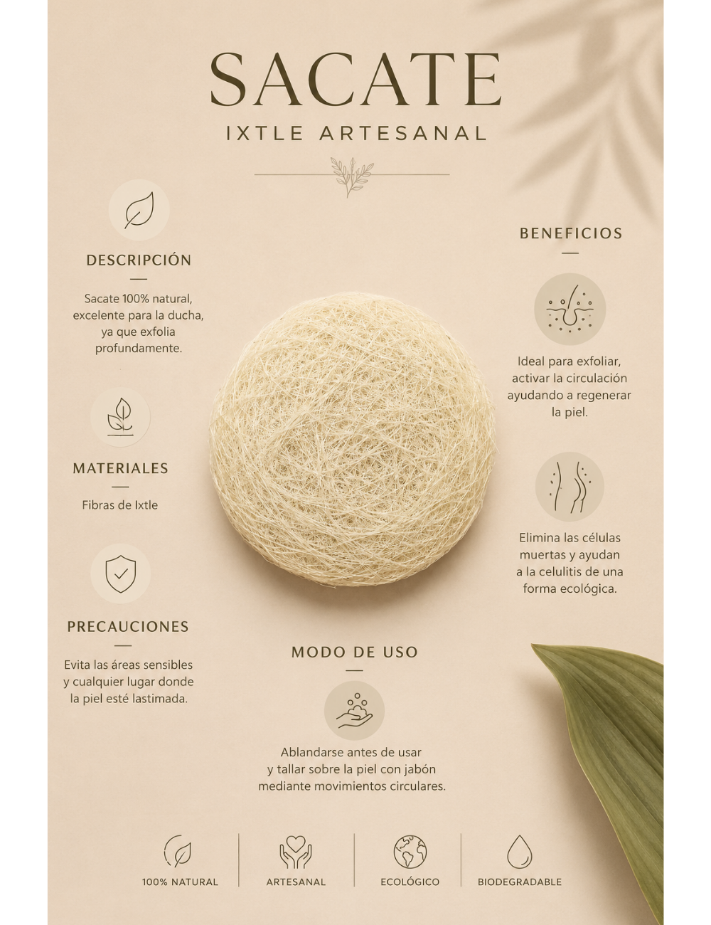 Sacate de Ixtle Artesanal