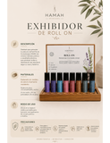 Exhibidor de Madera Roll On