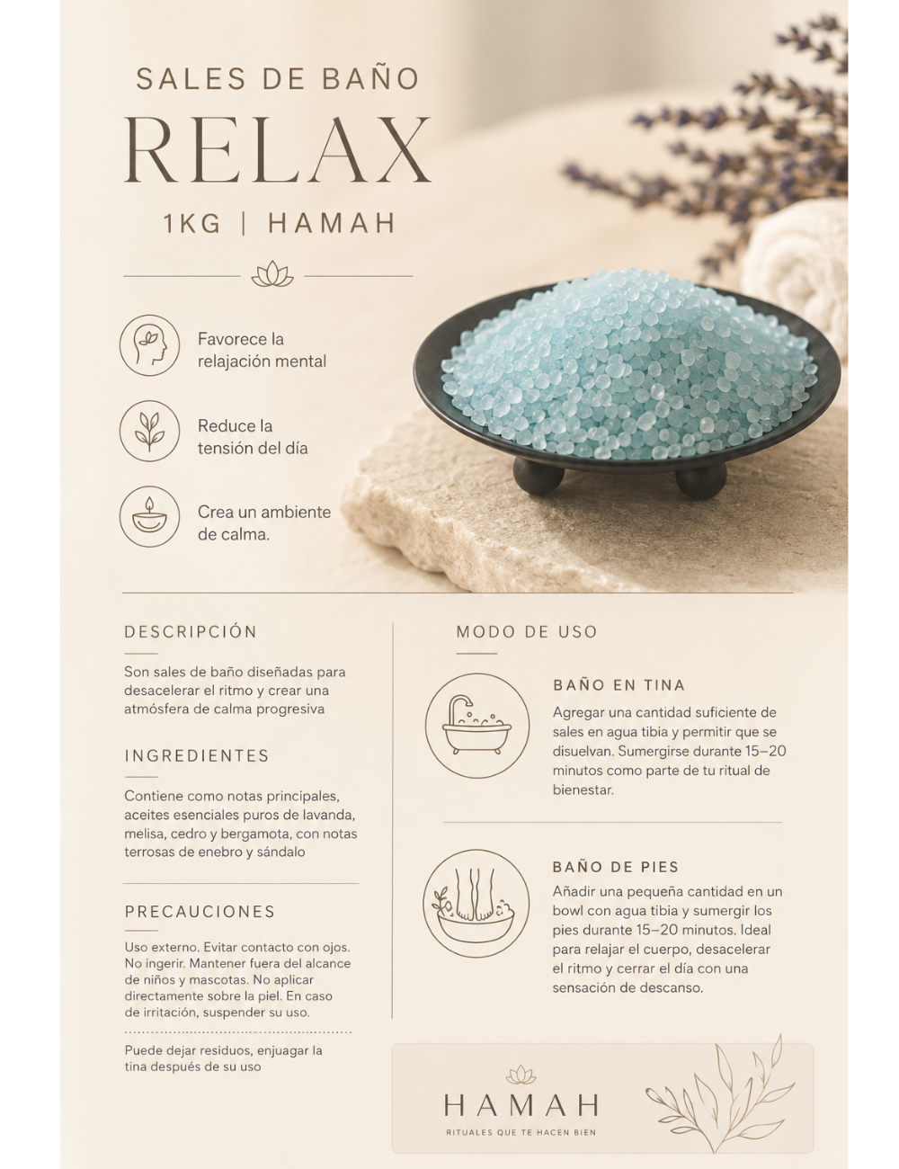 Sales de Baño Relax 1 Kg