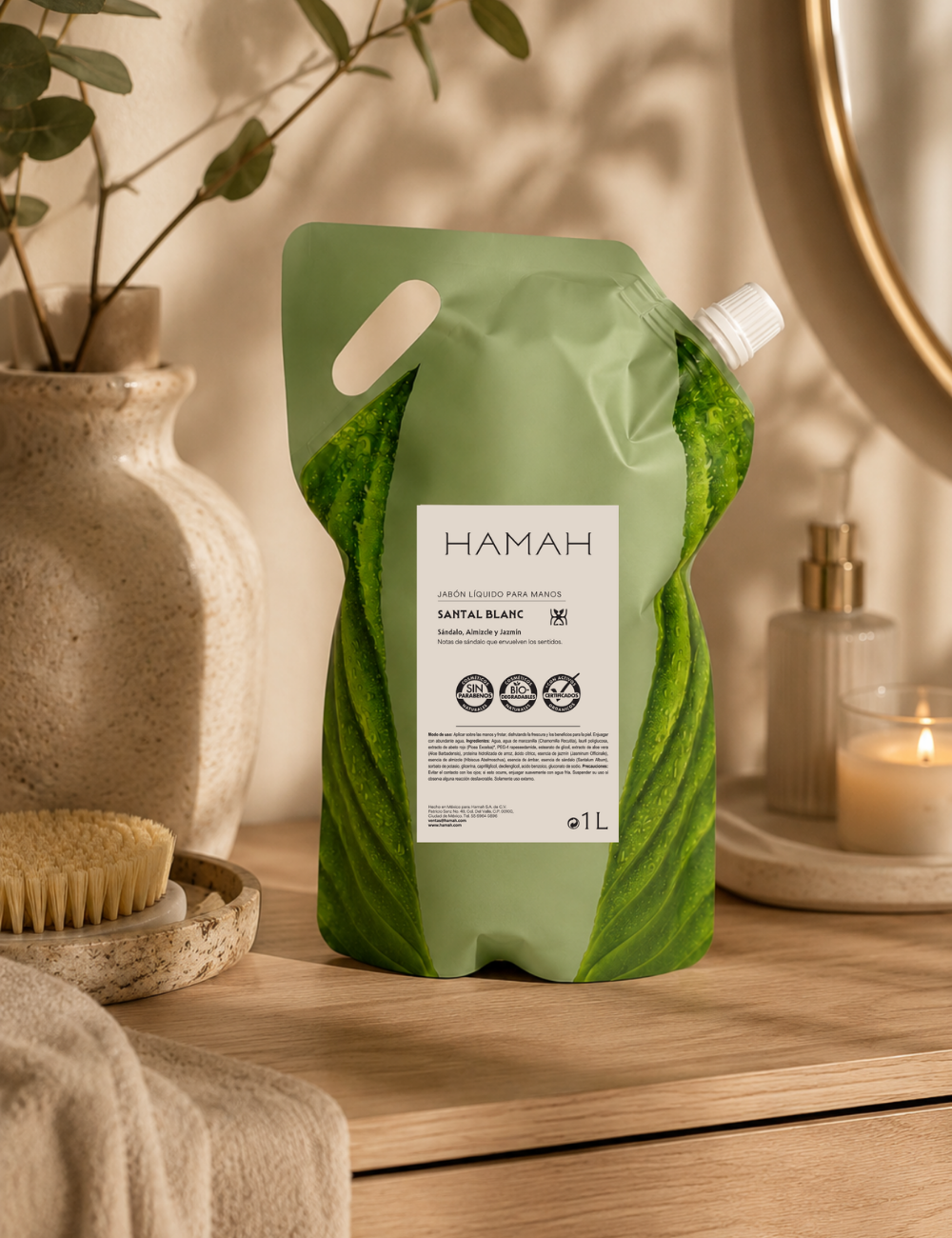 Hand Wash Santal Blanc 1 l
