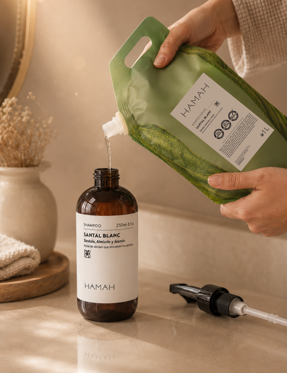 Shampoo Santal Blanc 1 l