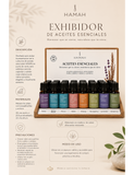 Exhibidor de Madera Aceites Esenciales