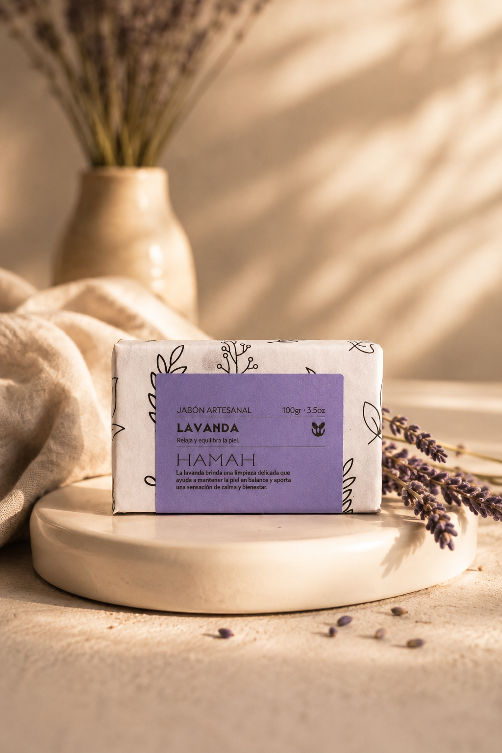 Jabon Artesanal de Lavanda