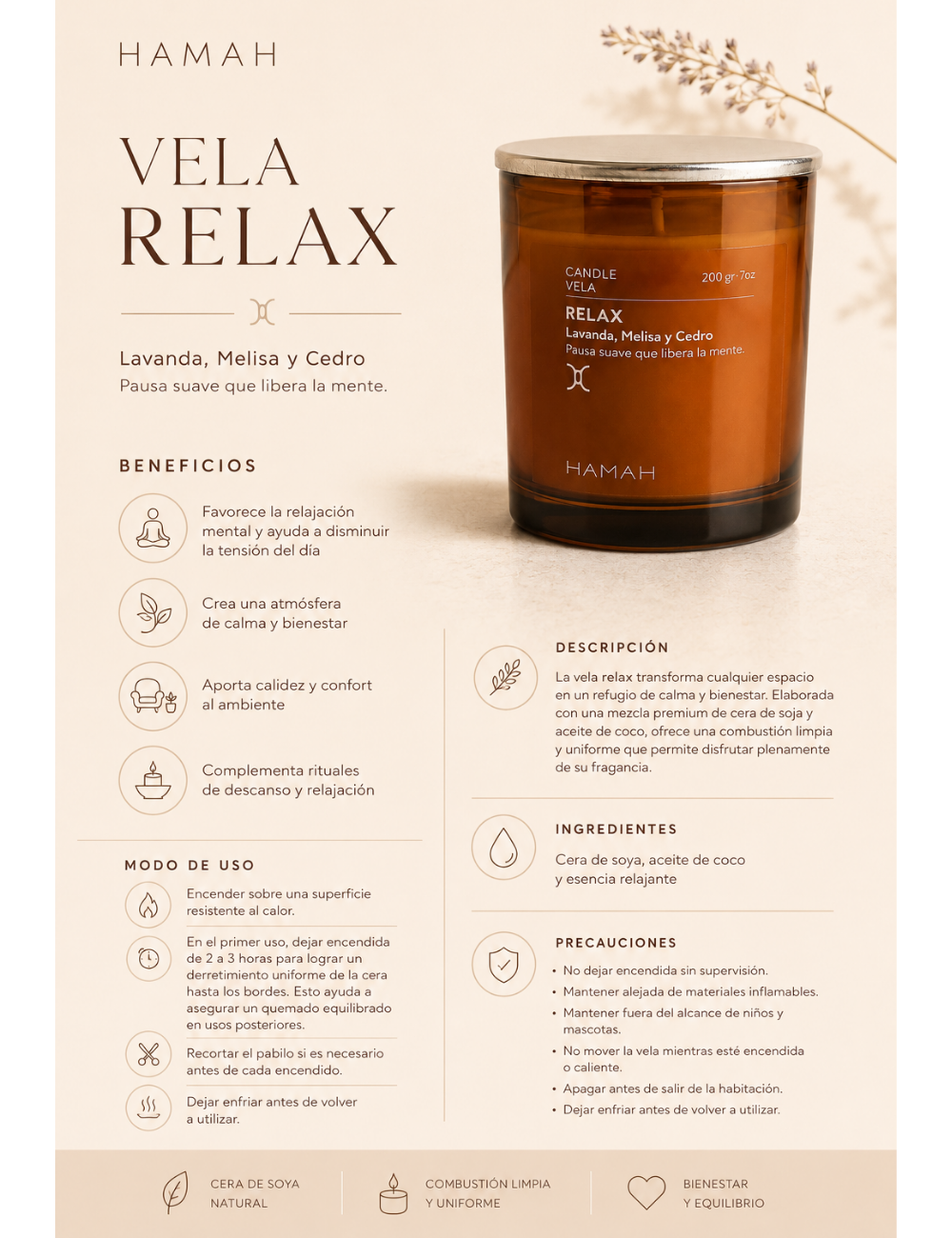 Vela Relax 200 gr