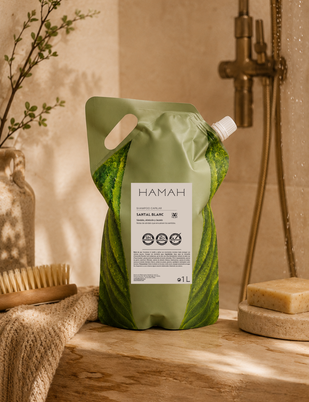 Shampoo Santal Blanc 1 l