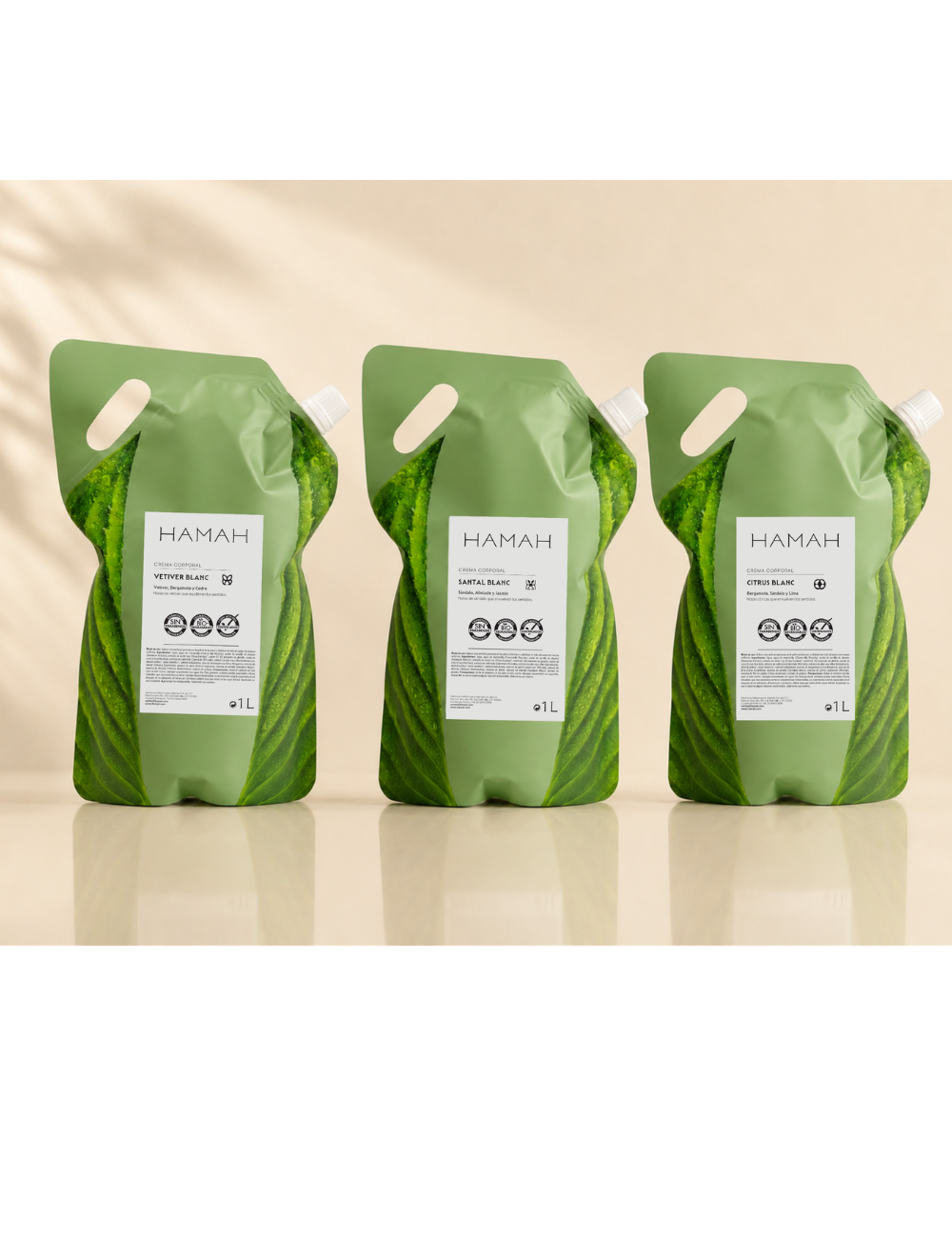 Body Cream Vetiver Blanc 1l