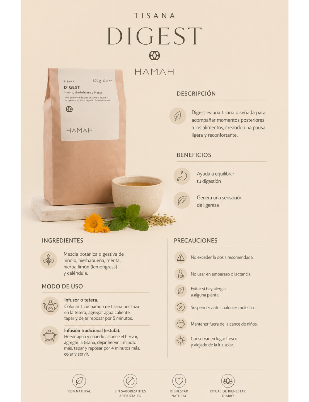 Tisana Digest 500 gr
