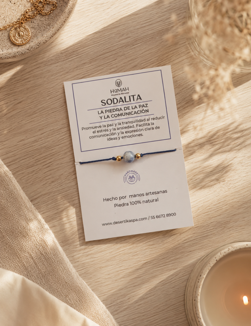 Pulsera Sodalita