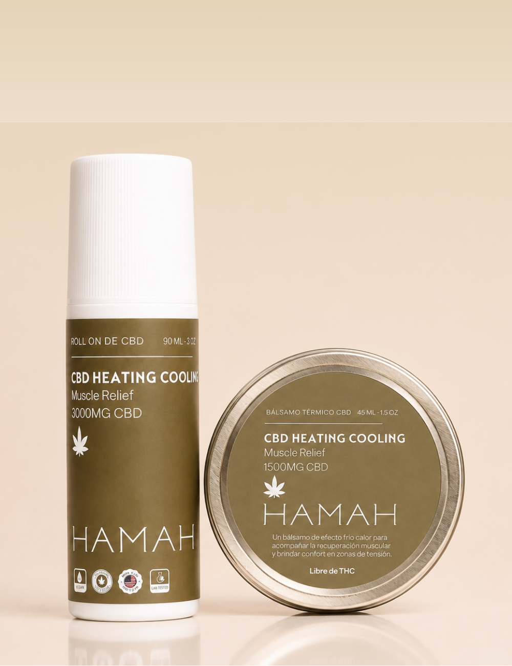 CBD Roll On 3000 mg Heating Cooling 90 ml