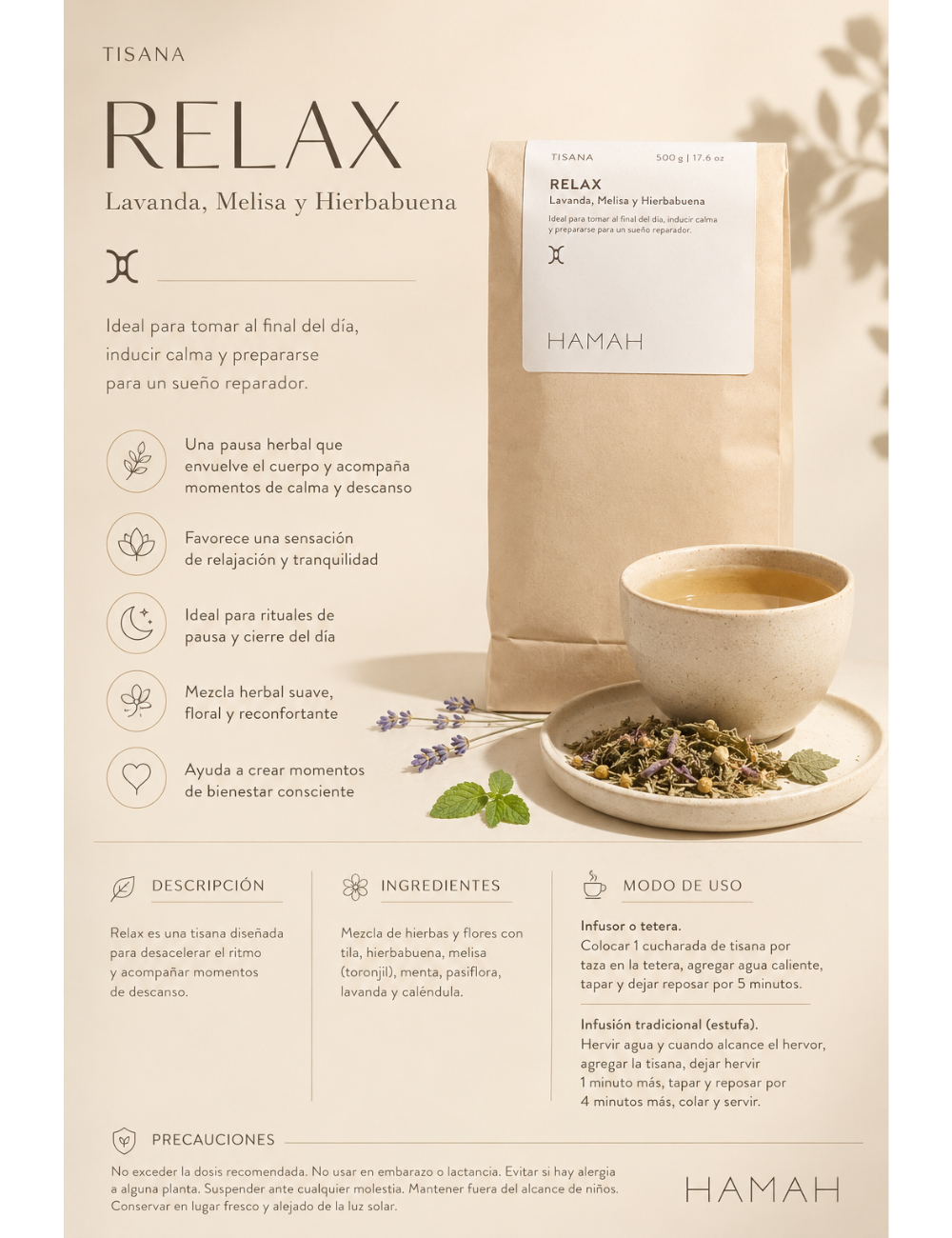 Tisana Relax 500 gr
