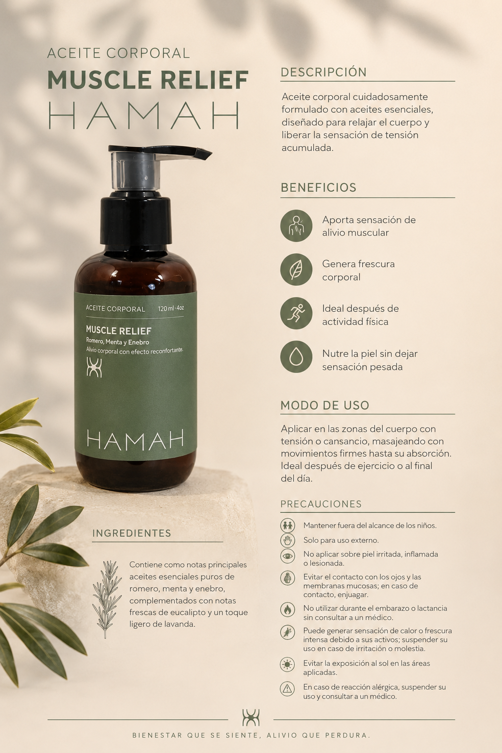 Aceite Corporal Muscle Relief