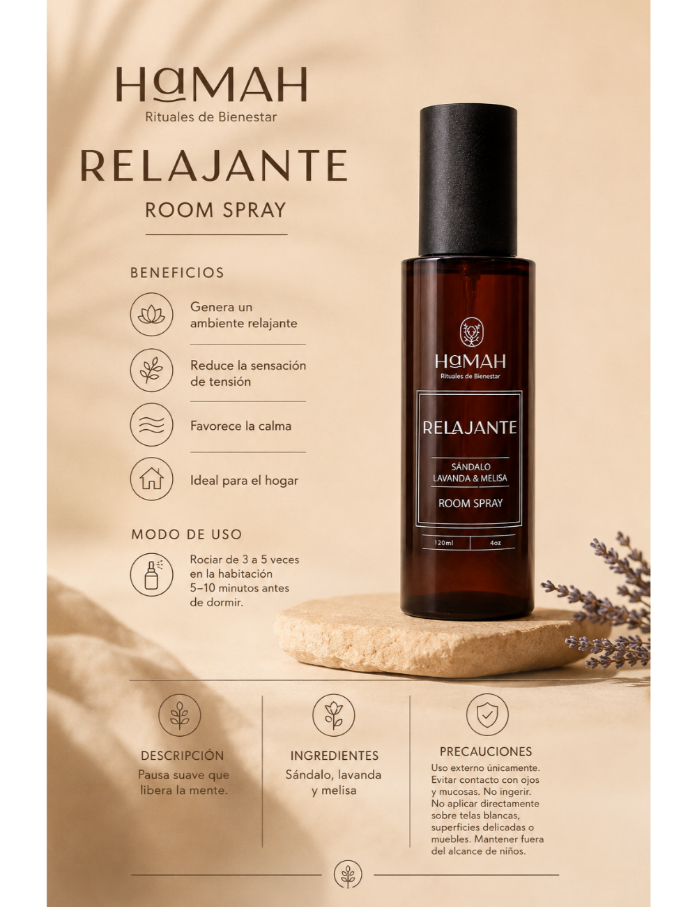 Room Spray Relajante 120 ml