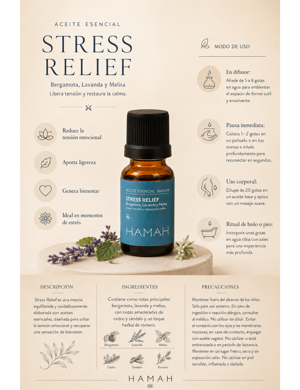 Aceite Esencial Stress Relief 10 ml
