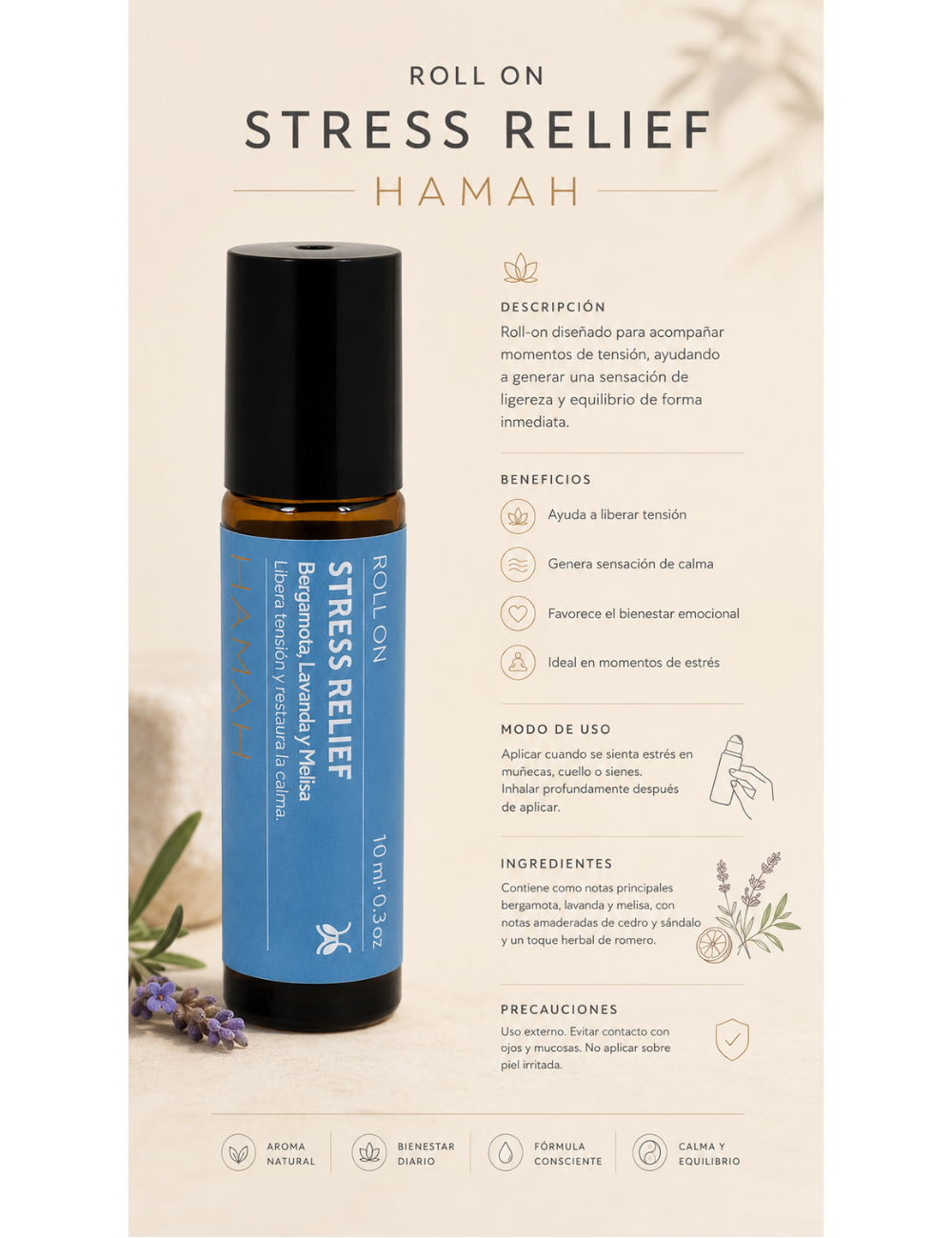 Roll On Stress Relief 10 ml