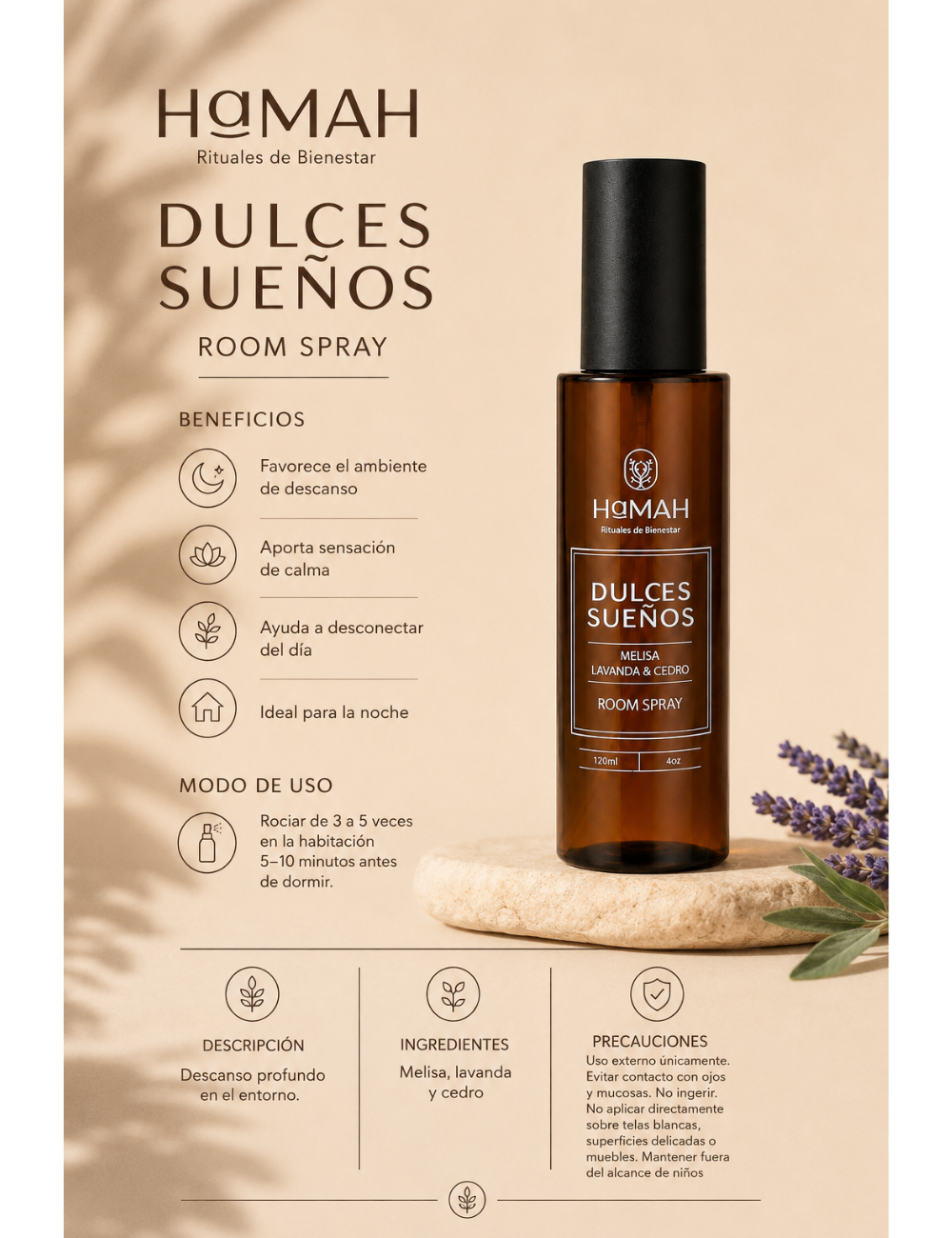 Room Spray Dulces Sueños 120 ml