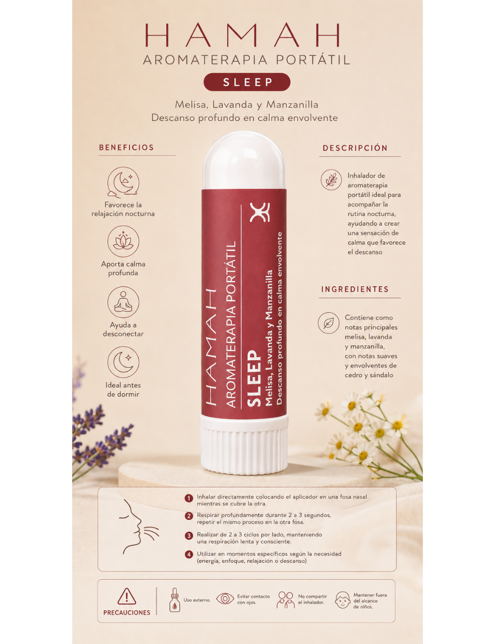 Aromaterapia Portatil Sleep