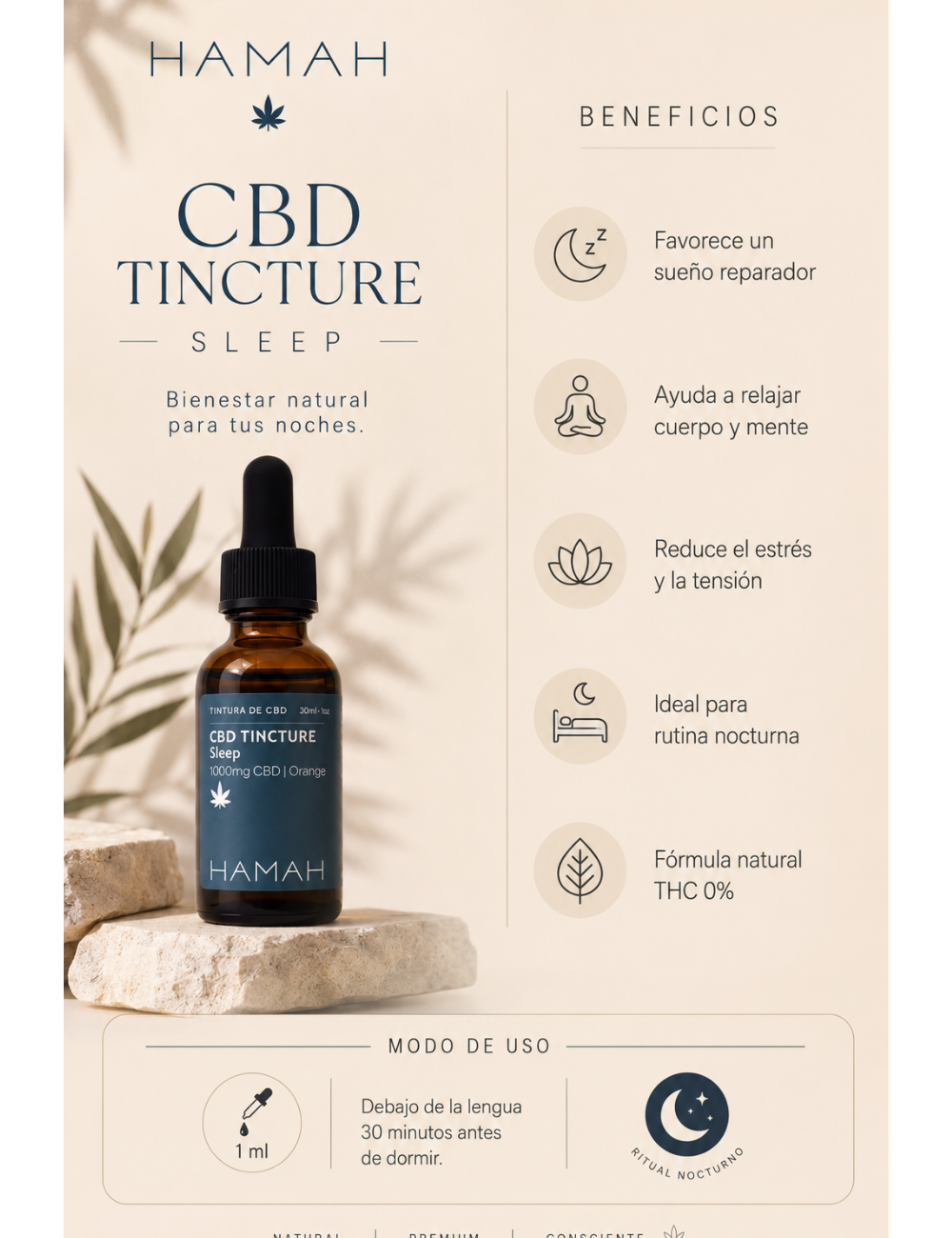 CBD 1000 mg Tincture Sleep 30 ml