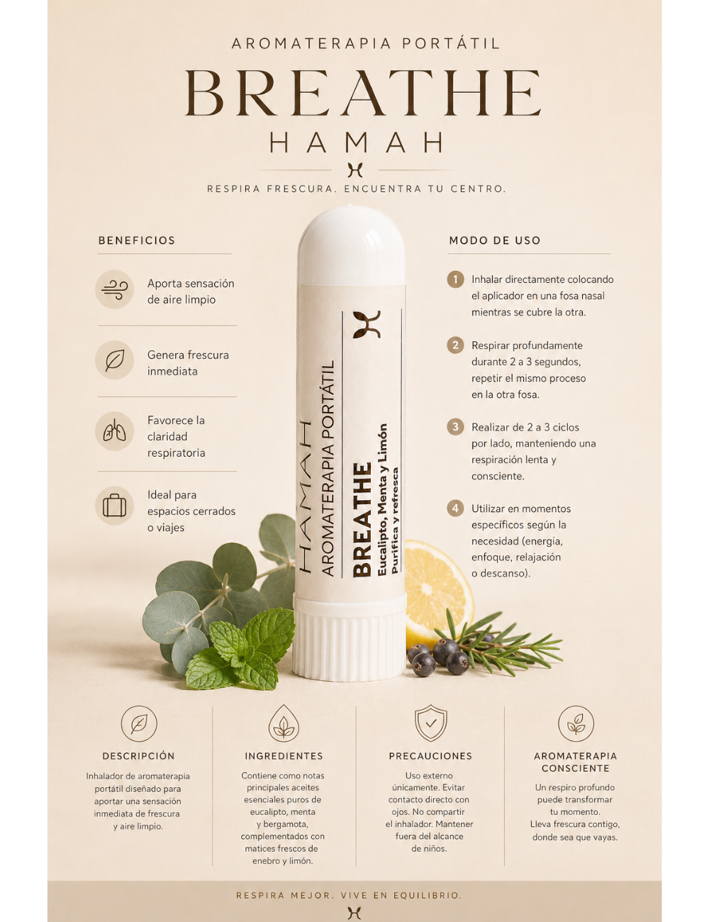 Aromaterapia Portatil Breathe