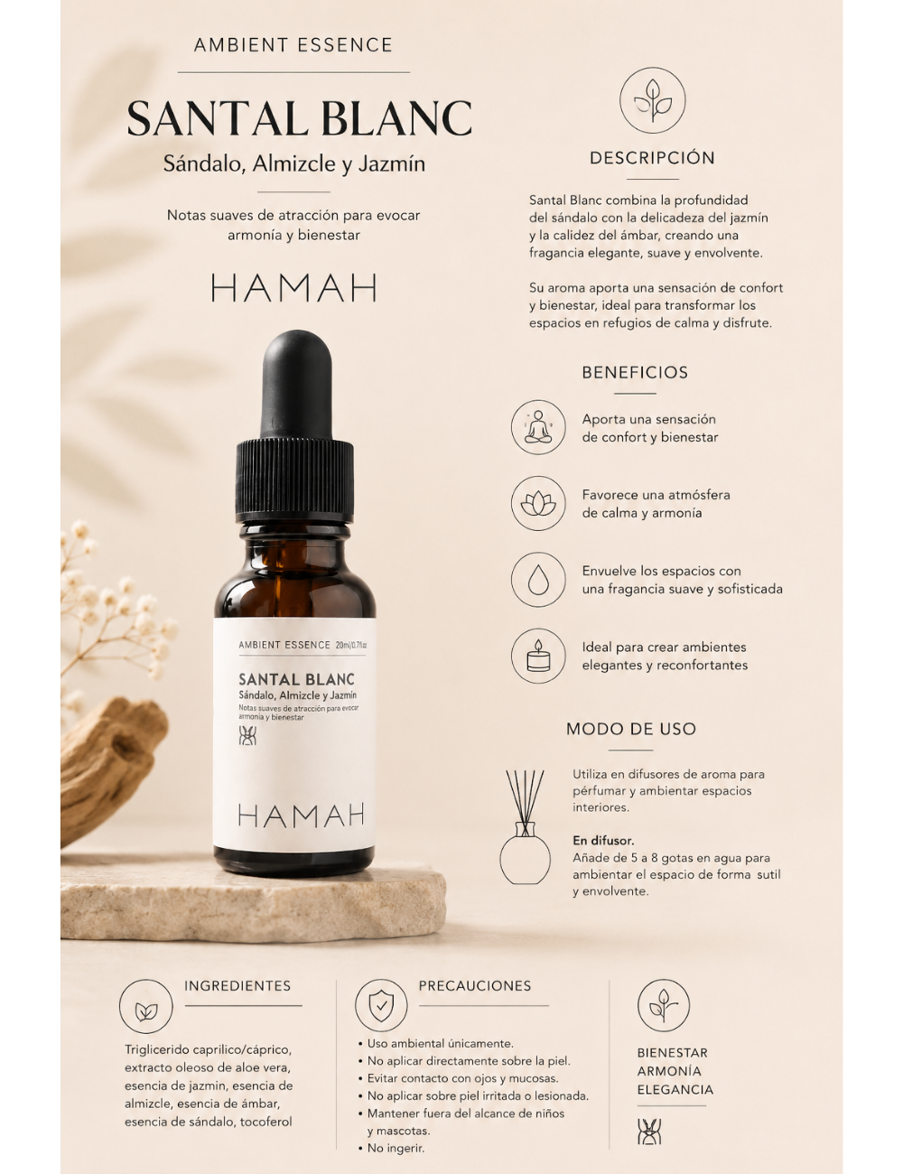 Ambient Essence Santal Blanc 20 ml