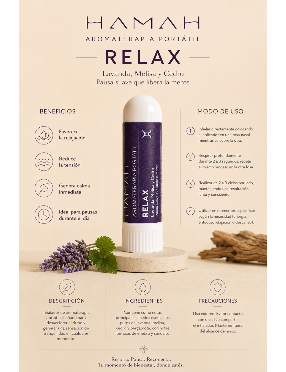 Aromaterapia Portatil Relax