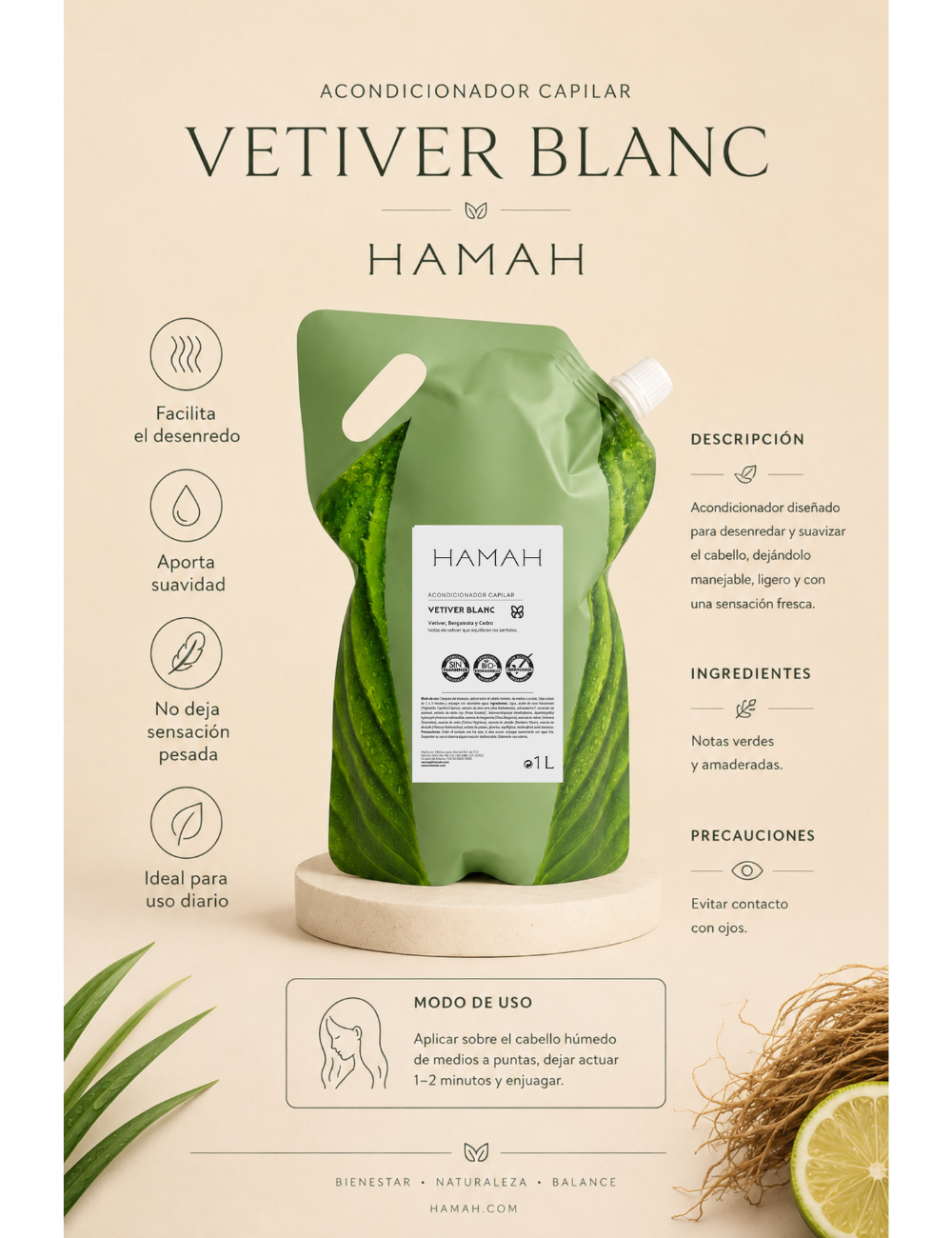 Conditioner Vetiver Blanc 1 l