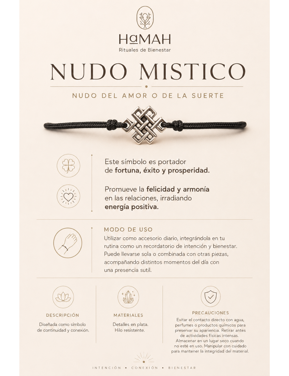 Pulsera Nudo Místico