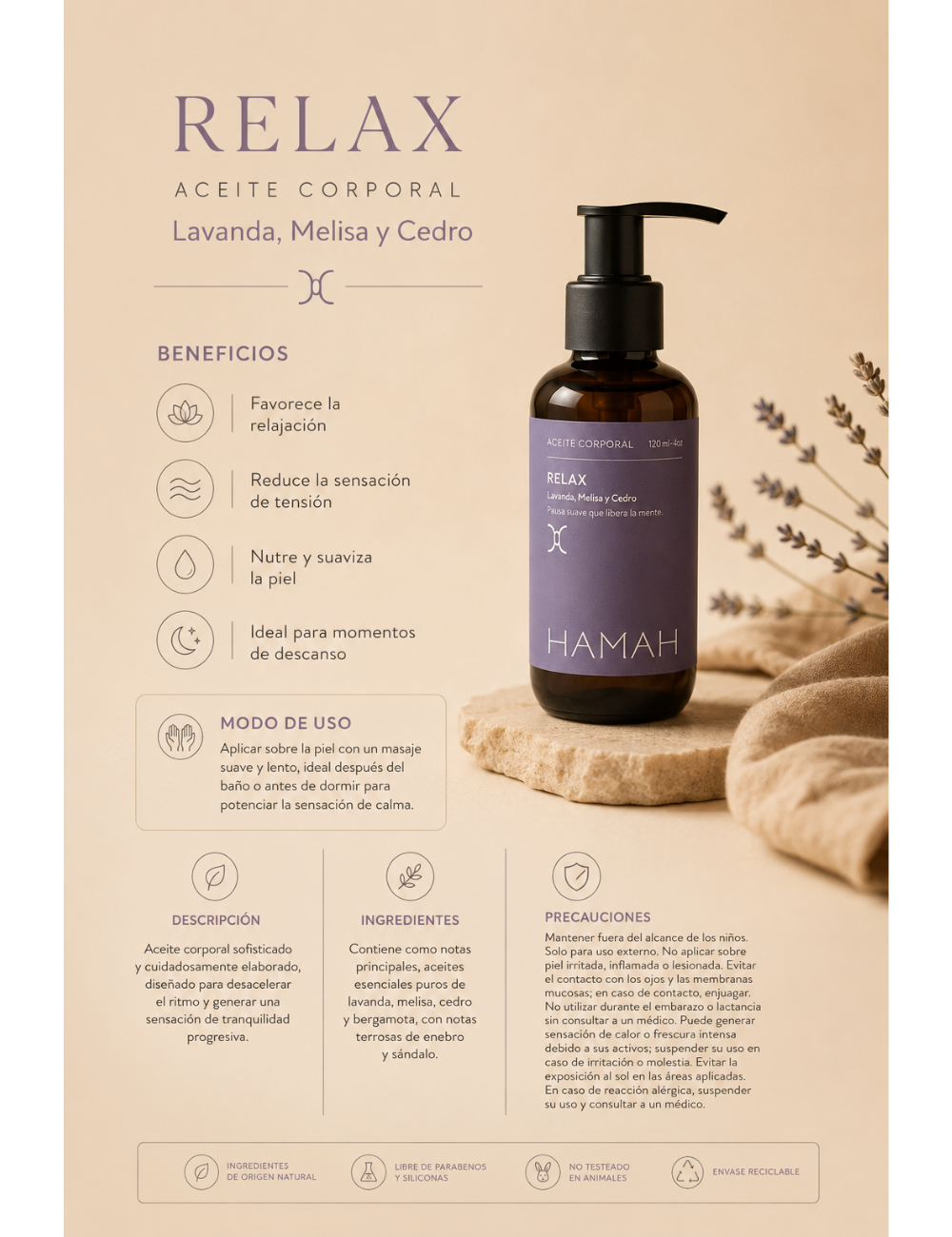 Aceite Corporal Relax 120 ml