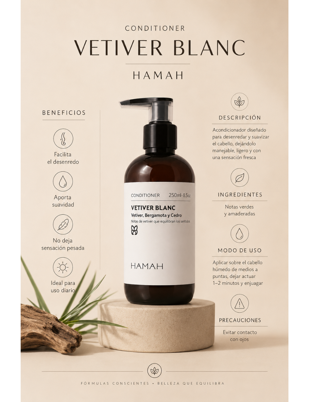 Conditioner Vetiver Blanc 250 ml