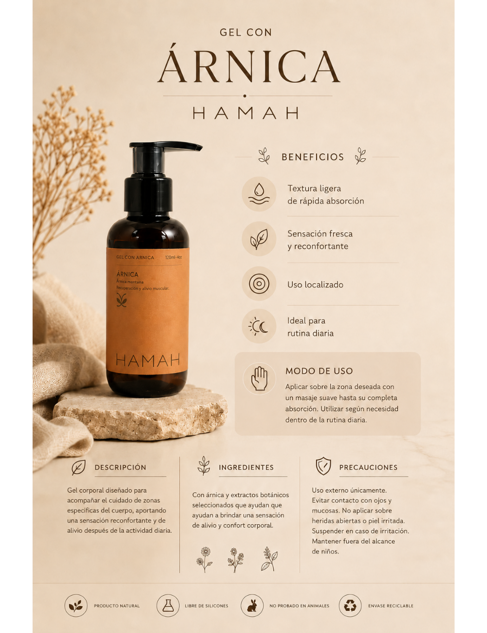 Gel de Árnica 120 ml