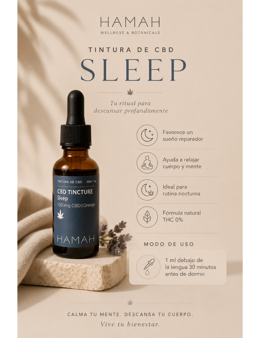CBD 1500 mg Tincture Sleep 30 ml